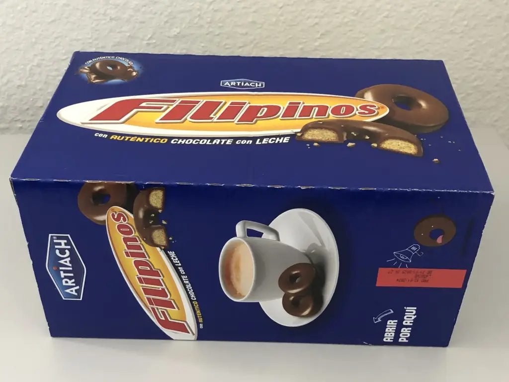 Biscuits chocolat au lait FILIPINOS Lot de (15 unités x 75g)