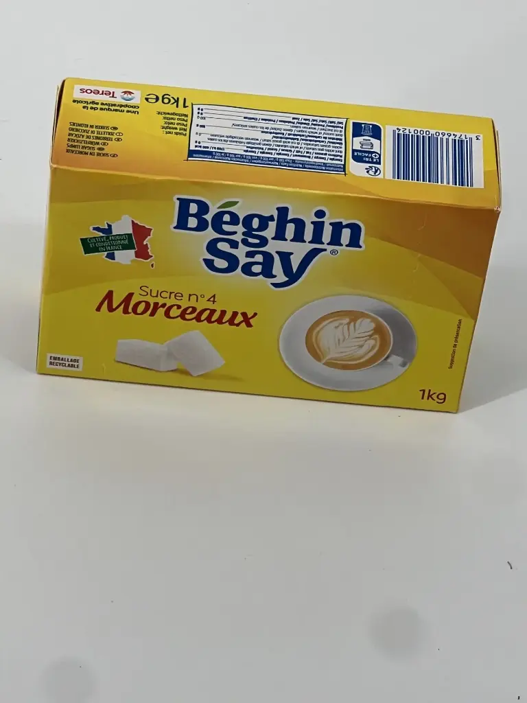 Sucre blanc en morceau  1kg 