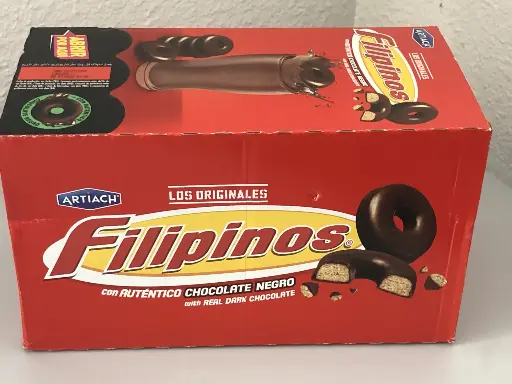 DON-Biscuits chocolat noir FILIPINOS lot de (15 unité x 75g)