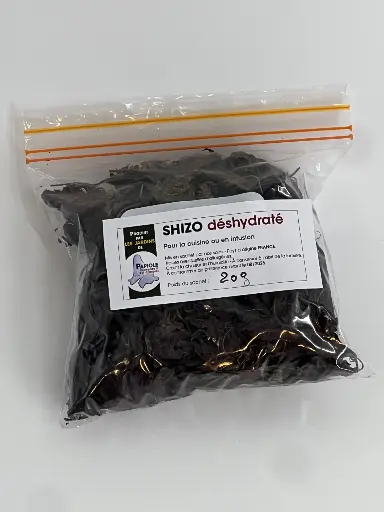 Shiso séchée "sachet de 20g" pour la cuisine et infusion 